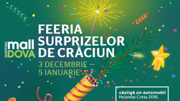 Feeria surprizelor de Crăciun la Shopping MallDova: zâmbete, cadouri și premii pe 4 roți!