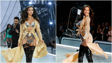 Irina Shayk, însărcinată la Victoria’s Secret Fashion Show! Și-a afișat burtica proeminentă