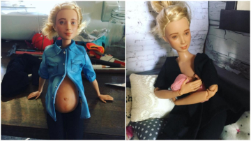 Австралийка создала Барби, кормящую грудью малыша