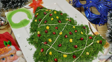 Salată de sărbătoare „Brăduţ”