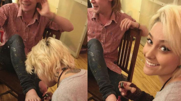 Дочь Майкла Джексона подрабатывает, делая педикюр