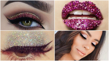 Trenduri îndrăznețe: folosirea sclipiciului în machiajul de Revelion