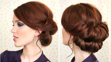 Coafură de Revelion cu mâinile proprii: ghid foto pas cu pas