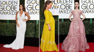 Nu au exagerat cromatic! Cele mai stilate vedete, pe covorul roșu de la Premiile „Globul de Aur 2017”