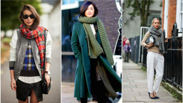 5 moduri de a lega fularul pentru iarnă