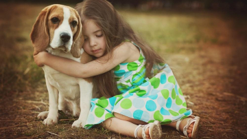 Детям больше нравится поводить время с питомцами, чем с братьями и сестрами