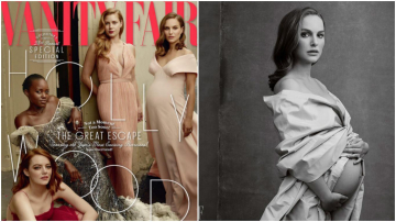 Беременная Натали Портман снялась для журнала