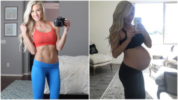 Фитнес-блогер показала фото своего живота через месяц после родов. И там нет кубиков пресса