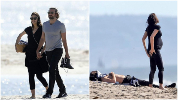 Departe de toți și toate! Irina Shayk și Bradley Cooper au marcat dragostea pe malul oceanului