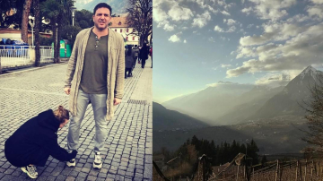 Kseniya Sobchak și Maksim Vitorgan au savurat o vacanță romantică în munți