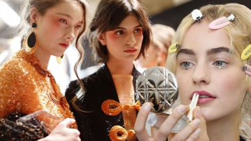 Trenduri beauty de la săptămânile mondiale ale modei: machiaj natural, alunițe strălucitoare și ochi plânși