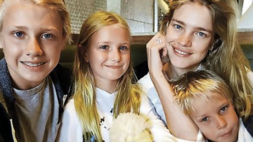 Наталья Водянова не разрешает детям плакать