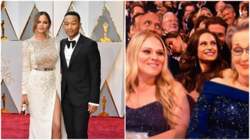 Крисси Тейген уснула на «Оскаре» и стала живым воплощением сути материнства