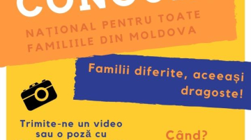 Ministerul Muncii lansează Concursul naţional pentru toate familiile din Moldova „Familii diferite, aceeași dragoste”