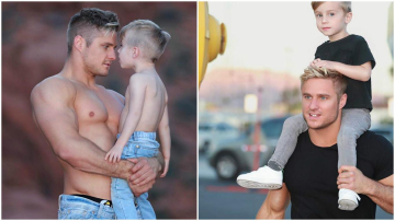 Акробат Уэйн Скивингтон из цирка Cirque du Soleil - самый популярный отец-одиночка «Инстаграма»