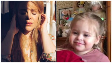 Fetita Karizmei este numai zambet! Zici ca-i un personaj din desene animate