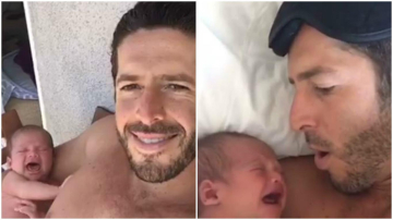 Un tată a găsit soluția cum să-și adoarmă fiica în doar 15 secunde