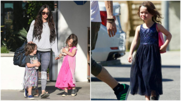 Megan Fox și-a îmbrăcat din nou fiii în rochii!
