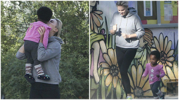 Iubirea nu are nevoie de motive. Charlize Theron la plimbare cu fiica sa, Augustin!