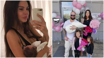 Soția lui Djigan și-a arătat silueta la o săptămână de la nașterea celui de-al treilea copil!