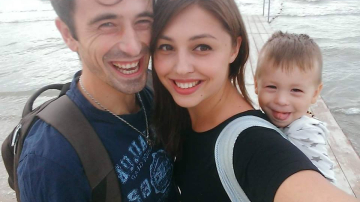 Family portrait: Mirela și Dumitru Urușciuc