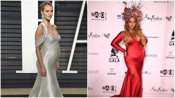Rosie Huntington-Whiteley sau Beyonce. Cine e cea mai sexy graviduță de la Hollywood?