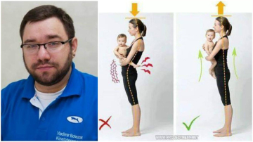 Poziții cotidiene, CORECTE după naștere. Cum îngrijești de copil fără dureri de spate