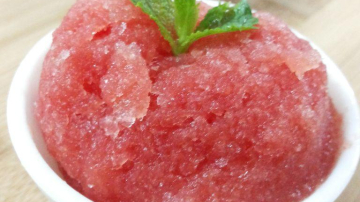 Sorbet de pepene verde