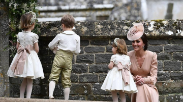 Micuți, dar adorabili. Prințul George și prințesa Charlotte la nunta mătușii lor