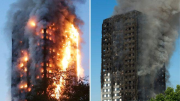 Incendiu în Londra. Un copil aruncat de la etajul 10 a fost prins de un bărbat