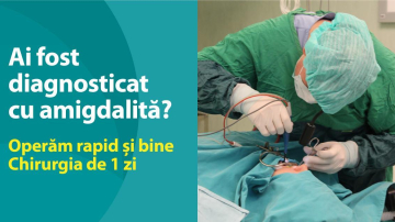 Operăm amigdalita rapid și bine! Chirurgia de 1 zi la Medpark