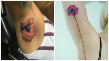 Новый тренд: популярность набирают тату в подмышках