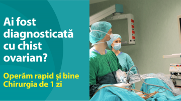 Operăm chistul ovarian rapid și bine! Chirurgia de 1 zi la Medpark