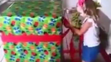 Emoționant! Ce cadou a primit o fetiță de ziua sa