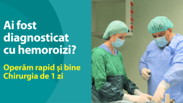 Operăm hemoroizii rapid și bine! Chirurgia de 1 zi la Medpark