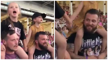 Папы, танцующие с дочками на плечах, покорили соцсети