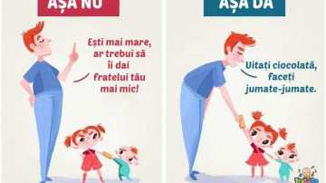 Reguli prețioase pentru educația copiilor tăi, redate în imagini