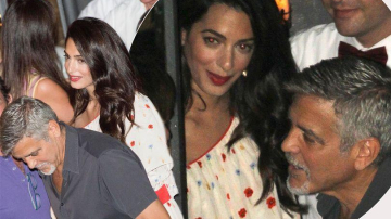 Джордж и Амаль Клуни впервые вышли в свет после рождения близнецов