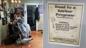 Copiii care citesc cu voce tare au reducere la tunsoare