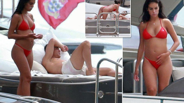 Iubita lui Ronaldo a fost suprinsă cu burtica de gravidă la vedere