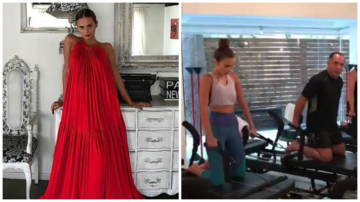 Ксения Дели продолжает тренироваться вместе с мужем! В Instagram появилось новое видео