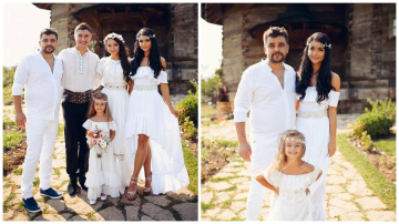 Familia Melnic, pentru prima dată nași. Cine-s finii şi ce ţinute au ales