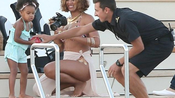 Beyonce și fiica ei adorabilă au plecat  în vacanță în Portofino