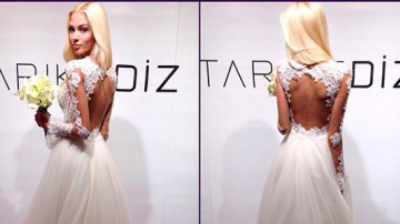 Bat clopote de nunta? Iubita lui Timati a probat rochia de mireasa