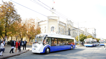 На улицах Кишинева появился троллейбус четвертого поколения