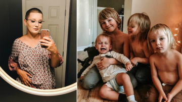 O femeie și-a arătat burta după 10 nașteri