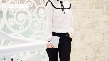 5 ținute de iarnă chic de la Cristina Evtodii