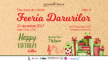 MolDeco vă invită la cea de-a VII-a ediție a Târgului de Crăciun "Feeria Darurilor"
