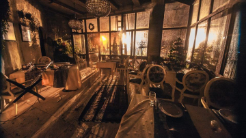 Cum arăta interiorul restaurantului „Кавказкая пленница” imediat după incendiu