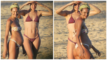 Candice Swanepoel, criticată de internauți: „Nu-i stă bine cu burtică”